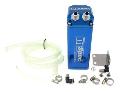 Oil catch tank 0.9L 9mm D1Spec Blue Square