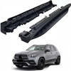 Komplet progów stopnie boczne do Mercedes W167 czarne BLACK LOOK