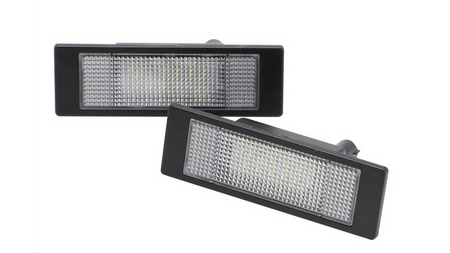 Podświetlenie tablicy rejestracyjnej LED BMW E81 E87 F20 E63 E64 2004-2019 chrome