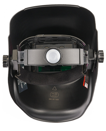 SAMOŚCIEMNIAJĄCA MASKA PRZYŁBICA SPAWALNICZA FILTR AUTOMATYCZNA LCD PM-APS-600T1
