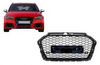 GRILL PRZEDNI AUDI A3 8V 17- RS DESIGN PIANO BLACK