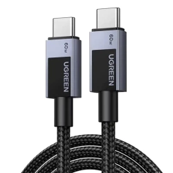 Kabel USB-C do USB-C Ugreen L524, 60W, PD, 2m (szary)