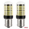 Żarówki LED CANBUS BA15S P21W R10W R5W 600LM 144SMD białe 12V 24V AMIO-04473