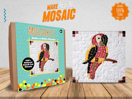 Mozaika MOSAIKIT Papuga