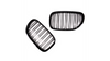 Grill sportowy podwójne żeberka Gloss Black BMW 7 F01 F02 F03 F04 2008-2012