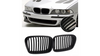 Grill sportowy pojedyncze żeberka Matt Black  BMW 5 (E39) Sedan Touring 1995-2003