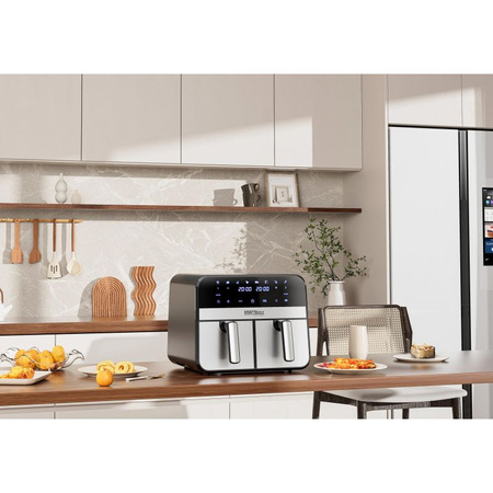 FRYTKOWNICA BEZTŁUSZCZOWA AIRFRYER 9L 2500W DWIE KOMORY +LCD KD4180