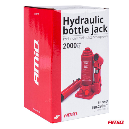 Podnośnik hydrauliczny słupkowy 2T 2000 kg AMIO-01270