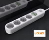 Listwa zasilająca z 4 gniazdami AC, 4x USB, LDNIO SE4432, 2m (biała)