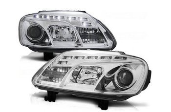 Lampy Vw Touran 03-06 caddy 04- daylight chrome