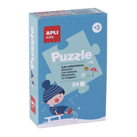 Zestaw puzzli edukacyjnych Apli Kids 6 szt.