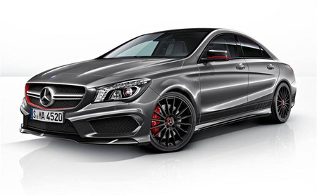 BOCZNE NAKLEJKI CIEMNY SZARY MERCEDES W117 CLA AMG