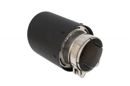 Końcówka tłumika 101mm wejście 76mm Carbon Mat