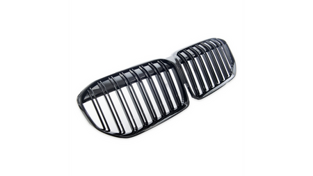 Grill sportowy podwójne żeberka Gloss Black BMW 7 G11 G12 Facelift 2019-obecnie