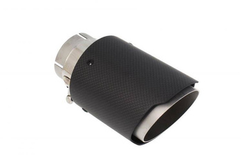Końcówka tłumika 101mm wejście 76mm Carbon Mat