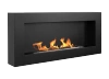 Biokominek wiszący 900x400 Box czarny strukturalny mat