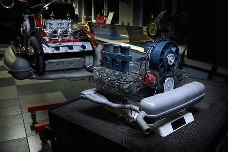 Silnik spalinowy Haynes PORSCHE 911 BOXER model do składania