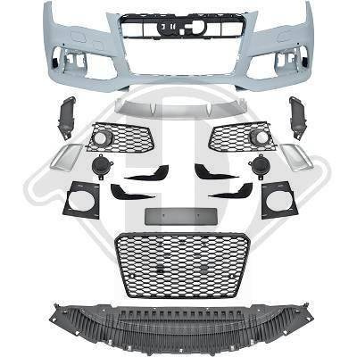 ZDERZAK PRZEDNI A7 4G 10-14 RS7-OPTIK BLACK