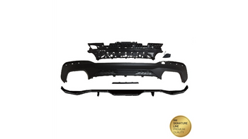 Tylny dyfuzor Matt Black BMW 5 G30 G31 przed liftem 2016-obecnie