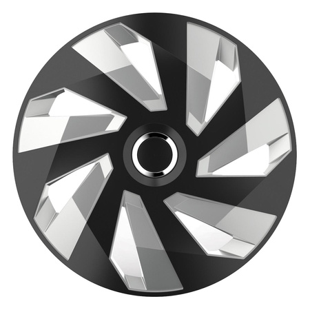 Kołpak samochodowy czarno srebrny Vector RC 16" cali