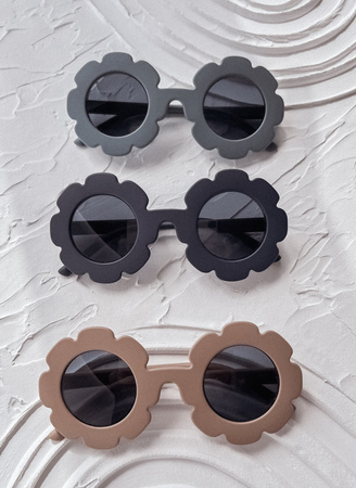 Okulary przeciwsłoneczne FOLLOW the duck Aster - Rosy Brown 3-8 lat