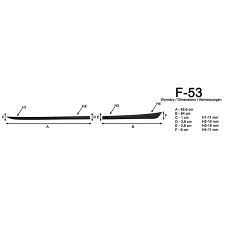 Mitsubishi Space Star 2020 listwy boczne