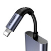 Adapter audio 2w1 Joyroom SY-L02 lightning do 2x lightning (czarny)