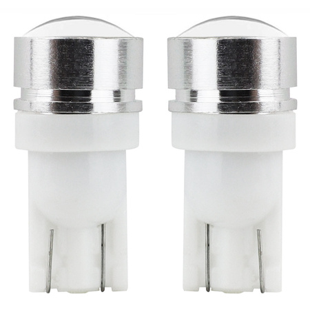 Żarówki LED STANDARD T10 W5W 3xCOB HP 1,5W 12V soczewka AMIO-01624
