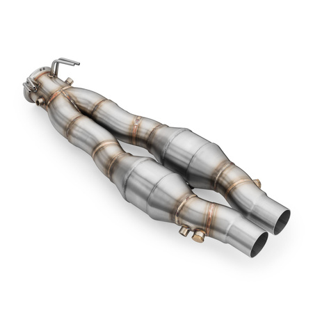 Downpipe AUDI RS3 8Y 2.5 TFSI z osłoną termiczną i katalizatorami