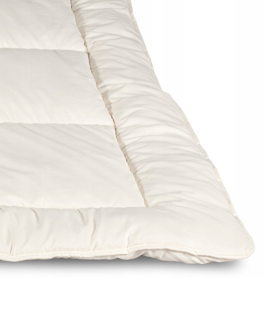 KOŁDRA DORIS 200 X 220 OWCZA WEŁNA MIĘKKA PUSZYSTA ODDYCHAJĄCA NATURALNA KOMFORTOWA CAŁOROCZNA