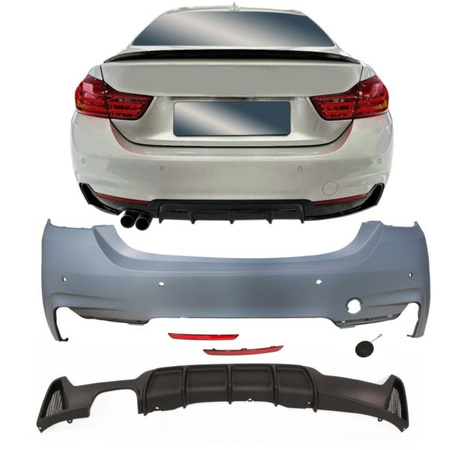 BODY KIT do BMW F32 2013-202 M-TECH ZDERZAKI