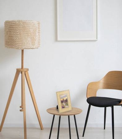 RAMKA NA ZDJĘCIE 19 X 24 FOTOGRAFIĘ OZDOBA PLECIONA BOHO REGULOWANA DO POKOJU
