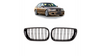 Grill sportowy podwójne żeberka Gloss Black BMW 3 E46 Compact Facelift 2001-2005