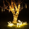LAMPKI ZEWNĘTRZNE 288 LED METEORY 50CM SPADAJĄCY ŚNIEG SOPLE DESZCZ