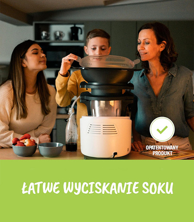 SOKOWNIK PAROWY DO ROBOTA KUCHENNEGO THERMOMIX SZARY ZESTAW CZĘŚĆ ZAMIENNA