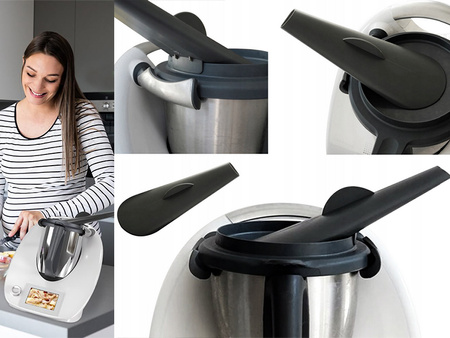 NASADKA ODPROWADZAJĄCA PARĘ SZARA THERMOMIX MONSIEUR OCHRONA PRZED WILGOCIĄ SILIKON SZARA CZĘŚĆ ZAMIENNA