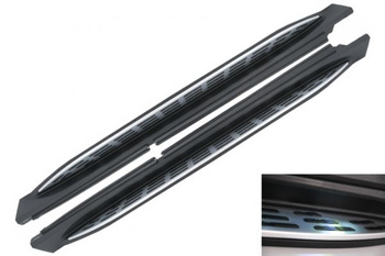 STOPNIE PROGOWE MERCEDES W167 19- LED ALU