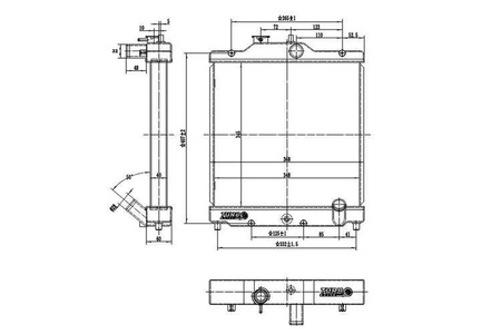 Sportowa Chłodnica Wody Honda Civic 92-00 TurboWorks