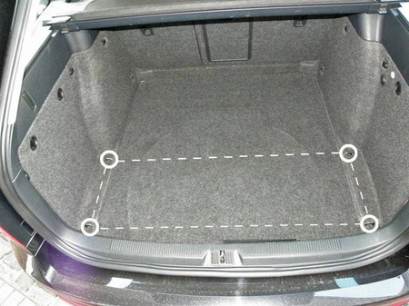 Siatka do bagażnika Skoda Octavia II Kombi (tylna siatka) 2004-2013