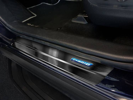 Nakładki progowe do Toyota Rav4 5 (Czarne)
