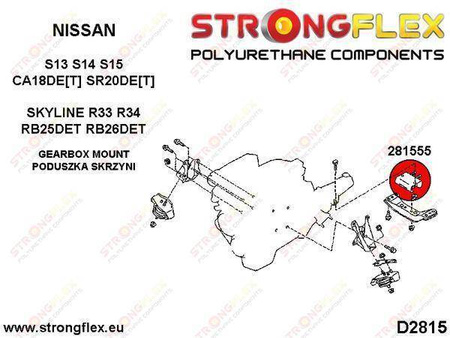 Poduszka skrzyni biegów NISSAN
