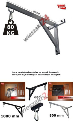 Wieszak W5S na worek bokserski do 80 kg