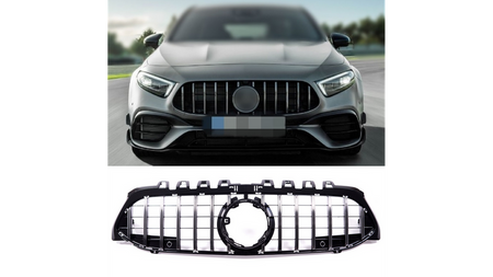 Grill sportowy GT Chrome & Black MERCEDES A-Class V177 W177 2018-obecnie