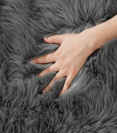 DYWAN DOKKA 50 X 150 CM MIĘKKI NOWOCZESNY DŁUGIE WŁOSIE DEKORACJA WNĘTRZA