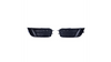Ramki do halogenów Gloss Black AUDI A1 przed liftem 2010-2015
