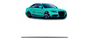 Lotka Lip Spoiler Matt Black AUDI A4 B8 2007-2015