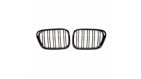 Grill sportowy podwójne żeberka Gloss Black BMW 5 E39 1995-2003