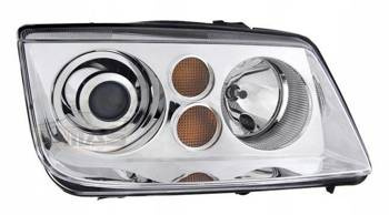 Reflektory przednie VW Bora CHROM CLEAR