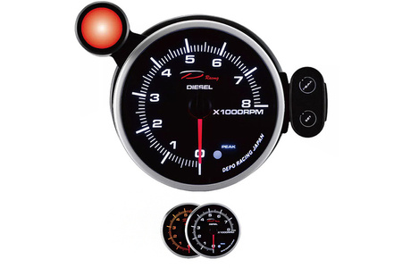 ZEGAR DEPO seria PK 115mm Obrotomierz 8000 Diesel