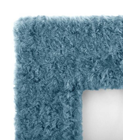 RAMKA NA ZDJĘCIE 21 X 26 CM FUTRZANA DESIGNERSKA REGULOWANA OZDOBNA DO WNĘTRZ
